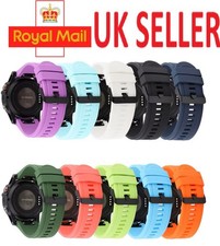 Quickfit Cinturino Silicone 26mm per Garmin Fenix 8 51mm 3 HR 5X 6X 7X Pro Plus GPS