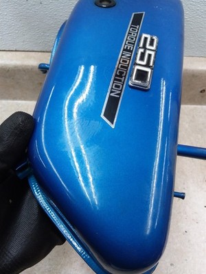 Yamaha 250 RD250 Original Oil Tank Blue 1973 ANX # C41 | eBay