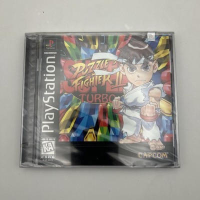 NEW Super Puzzle Fighter II Turbo (PlayStation 1, 1997) Y-Folds Factory Sealed!