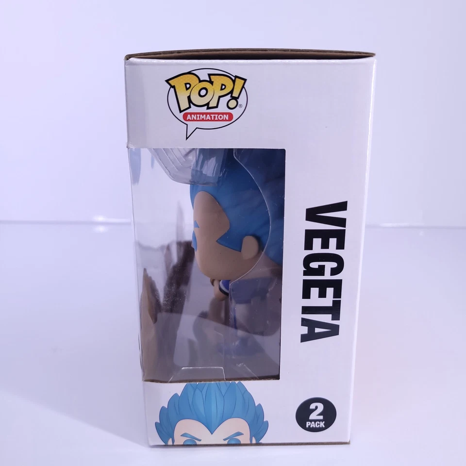 Funko Pop Dragon Ball Super Goku & Vegeta Béisbol Paquete de 2 BoxLunch Figura Exclusiva Foto 3 de 4