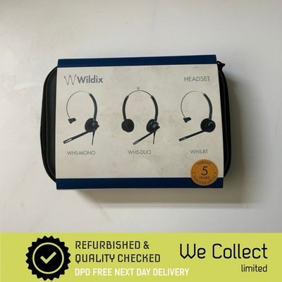 Wildix WHS-DUO Binaurales Headset - Modell WHS-DUO - Originalverpackt - unbenutzt - Grade A