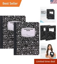 Marble Composition Notebook Wide Ruled 2 Pack 100 Sheets