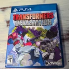 Transformers: Devastation (Sony PlayStation 4, 2015) No Insert, Clean