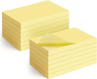 1200 Sticky Notes Haftnotizen Set, 76 X 127 Mm Notizzettel Klebend Gelb, Selbstk