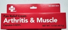 CareAll Arthritis And Muscle Pain Relief Cream Capsaicin Fragrance Free 