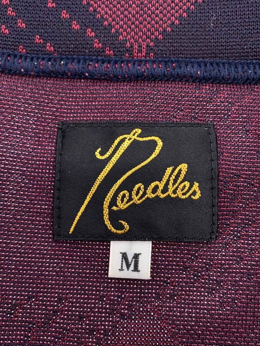 Needles Track Jacket Poly Allover Pattern M/NVY P… - image 3