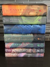 Harry Potter Hardcover Set Complete Books 1-7 First American Edition JK Rowling