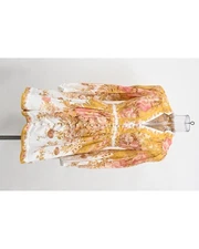 Preloved Zimmermann Vintage Matchmaker Day Mini Floral Dress Women Yellow Print