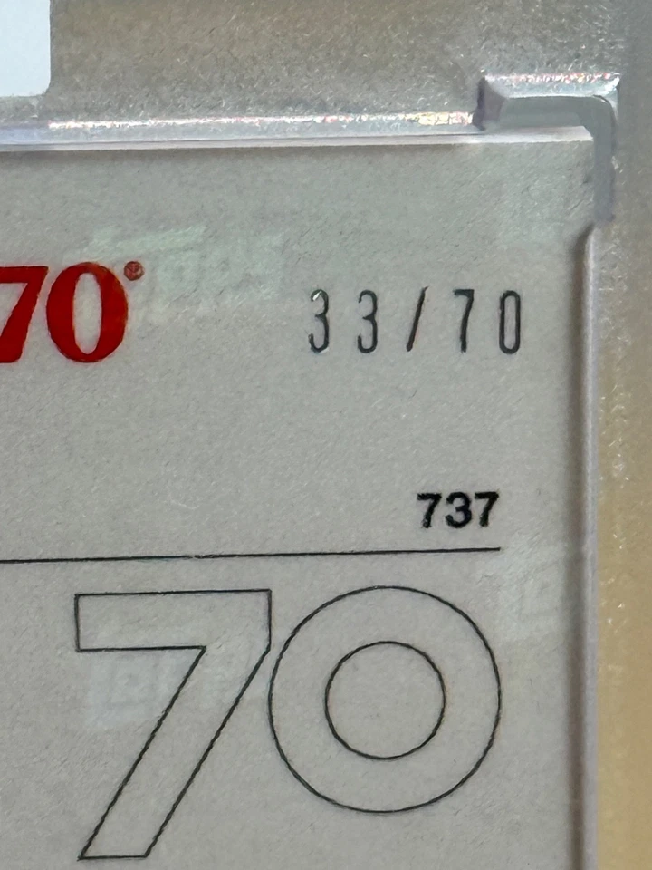 DEREK LITER JETER * RAINBOW FOIL /70 * 2021 TOPPS PROJECT 70 KEITH SHORE GPK 737 - Image 2 of 4