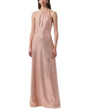 Carolina Herrera Embellished Halter Neck Gown Women's