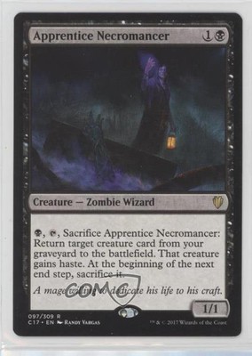 2017 Magic: The Gathering Commander Format Edition Apprentice Necromancer 0xq4