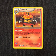 Emboar 20/114 Black & White Holo Pokemon Card 2011