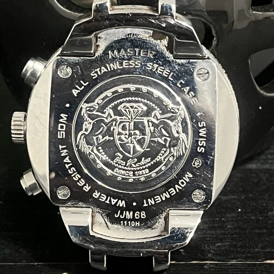 Joe Rodeo Men’s Diamond Watch JJM68 Stainless Steel - Image 4 of 4