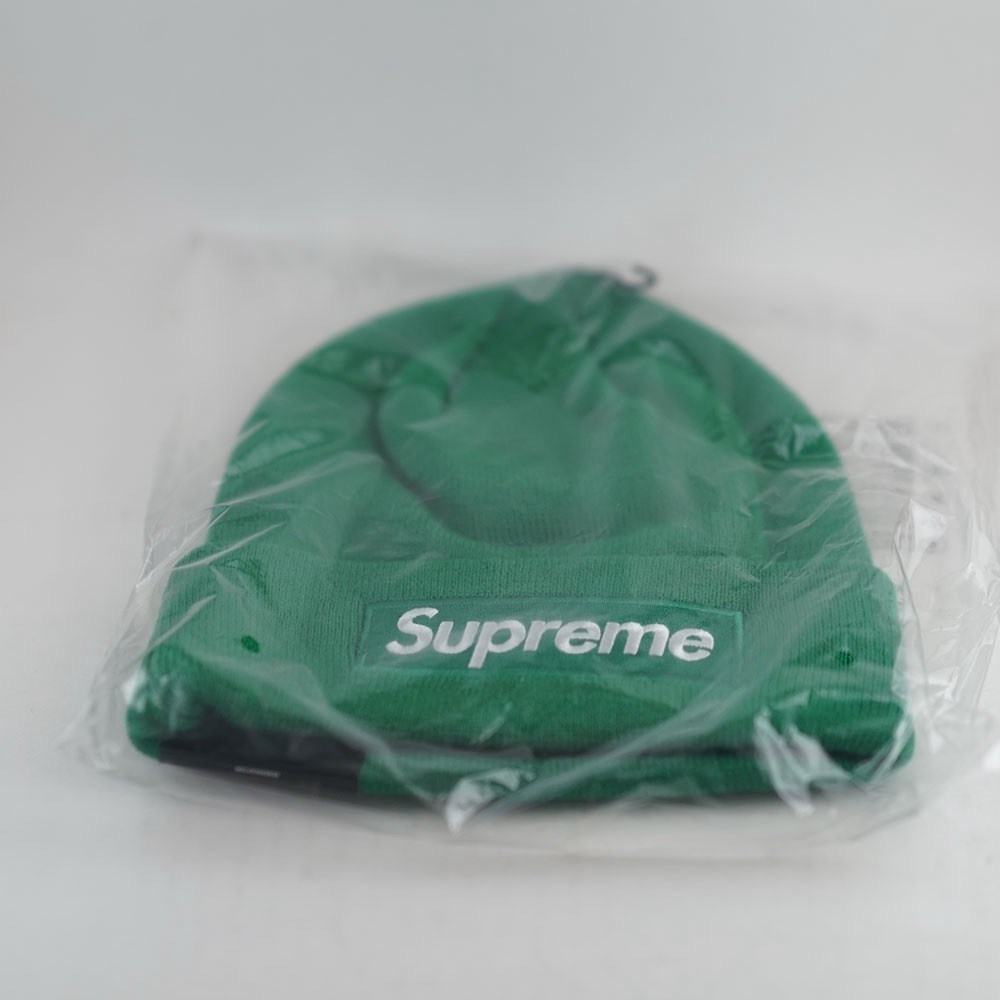 Supreme New Era Box Logo Beanie Green FW24 BRAND NEW | eBay