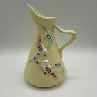 Hull Yellow Pottery Pitcher USA "Serenade Songbirds" S2 1957