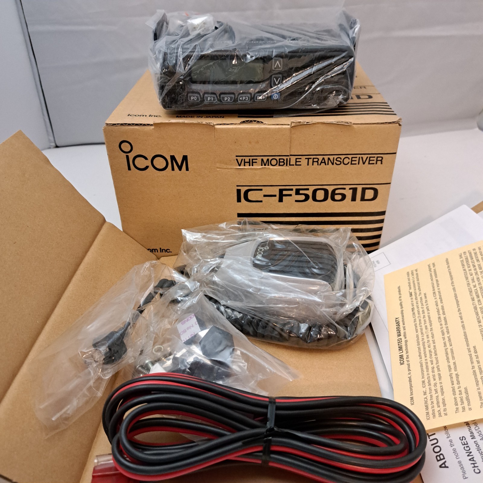 ICOM IC-F5061D VHF Analog/Digital Mobile 2 Way Radio Transceiver