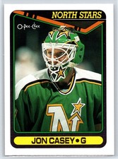 1990-91 O-Pee-Chee Jon Casey Minnesota North Stars #269