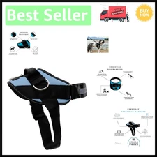 Essential No-Pull Dog Vest with Adjustable Straps - Safety & Comfort in Moonglow