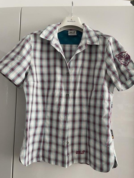 Women Jack Wolfskin Shirt Navy 38