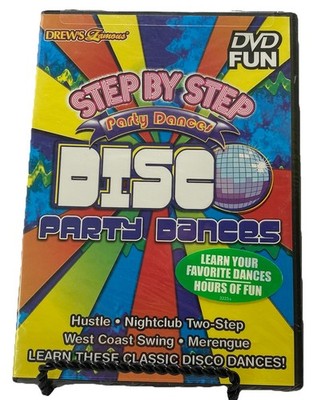 Step by Step Disco - Party Dances - DVD - Drews Famous Brand New B195