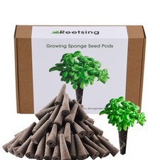 100 Pack Hydroponics SpongeReplacementpre-Grow SpongesHydroponics Growing Sys... 0.26 per gallon