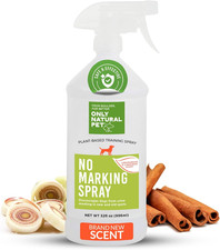 No Marking Deterrent Spray for Dogs   Indoor Outdoor Urine Prevention - Stain 