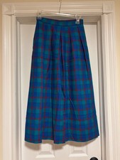 plymouth vintage wool skirt