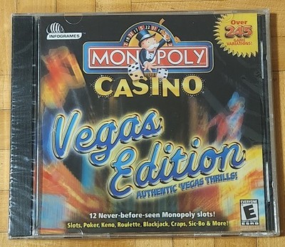 Monopoly Casino Vegas Edition (PC CD-ROM, 2001) *NEW SEALED - JEWEL CASE*