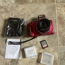 Red Canon Power Shot SX170 IS Digital Camera ...