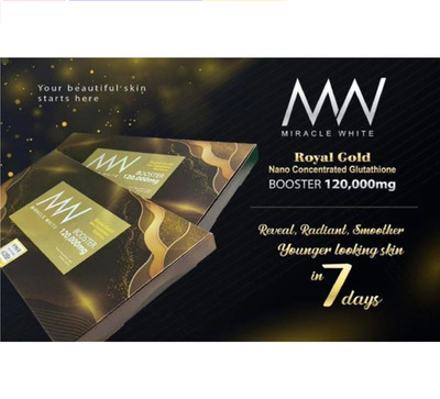 (6 Set) Miracle White Royal Gold Skin Whitening Anti-Aging Injection Serum
