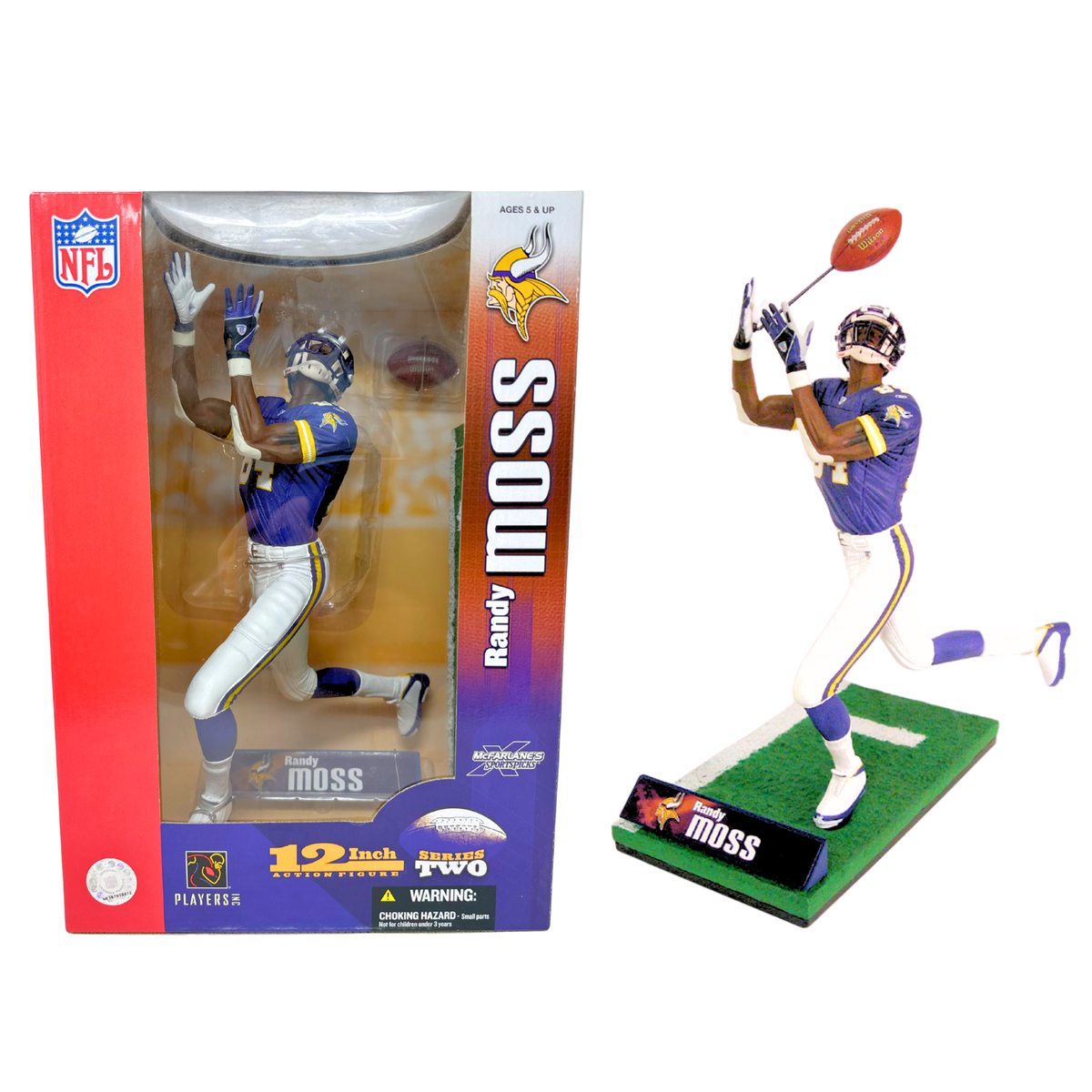【未開封】NFL Randy Moss フィギュア 13 ヴァイキングス McFarlane NFL Randy Moss Minnesota Vikings 12