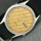 JAPAN VINTAGE SEIKO 5 AUTOMATIC 7019A MENS ORIGINAL DIAL WATCH a2525-U