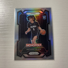 2023 Panini Prizm Monopoly • Anthony Black Rookie Card Silver Prizm #66. rookie card picture