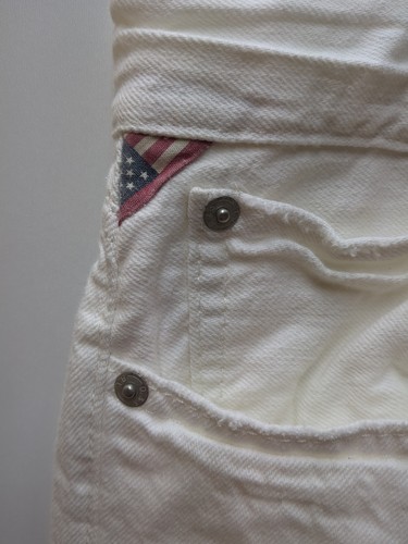 NOS Ralph Lauren Denim & Supply Jeans Coolidge Straight Fit Off White 34x32 - Picture 2 of 9