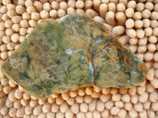 Coastal California Sea Jasper, Faced, cabochon, display, wire wrapping 8 oz