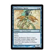 WotC MtG Lorwyn Spellstutter Sprite (C) EX