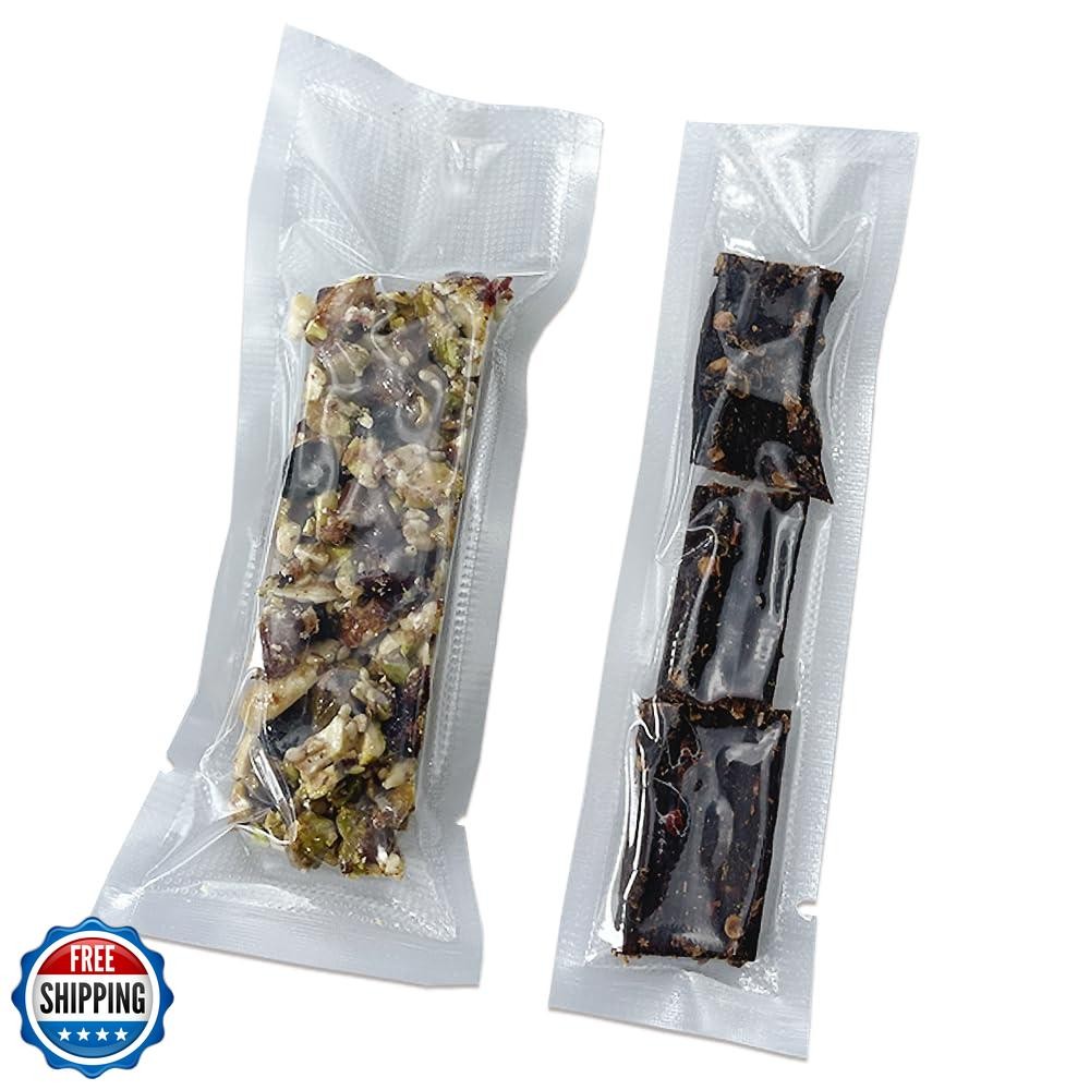 500 Clear Vacuum Bags 1.57x9.84 Inch for Sealing Food Storage