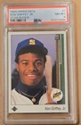 1989 UPPER DECK KEN GRIFFEY JR STAR ROOKIE RC PSA 8