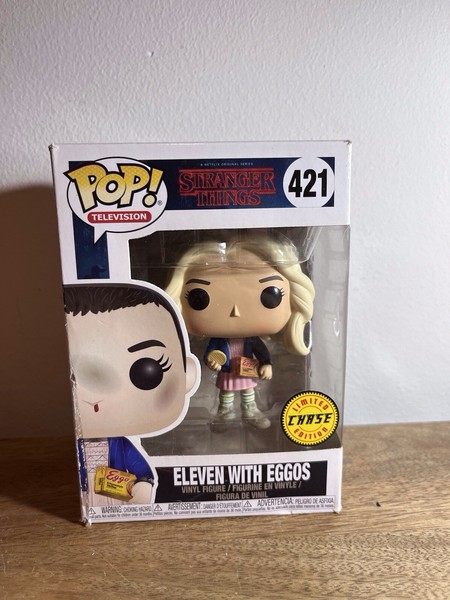 Eleven With Eggos LIMITED CHASE EDITION Funko Pop #421 In Its Original Box