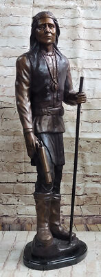 Chief Cochise Anführer Chokonen Band Chiricahua Apache Bronze Figur Skulptur
