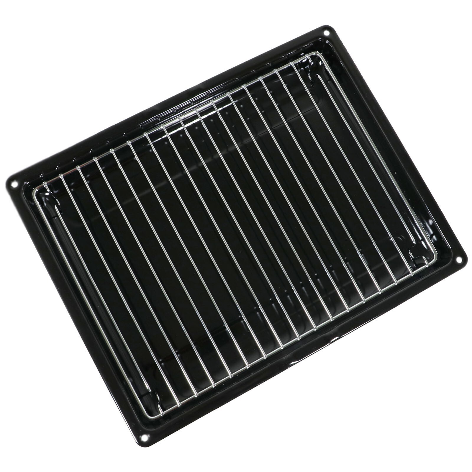 BELLING Oven Grill Pan Drip Tray Baking Roasting NEW WORLD 355 x 280 mm + Insert