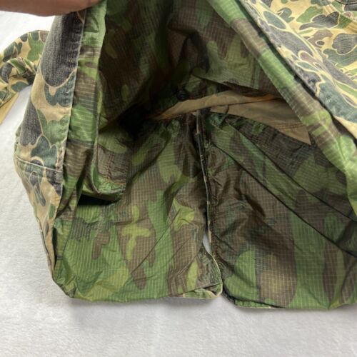 Saf-T-Bak Men's Size XL Duck Camo Shooting Chore Barn Coat Corduroy Green Collar - Picture 11 of 11