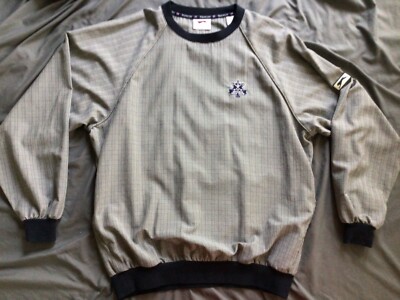 Ontario Golf Club Slazenger Men s Plaid Pullover Lightweight Jacket Large