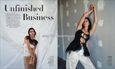 KENDALL JENNER 8-Page EDITORIAL 'Unfinished Business' VOGUE US March 2023