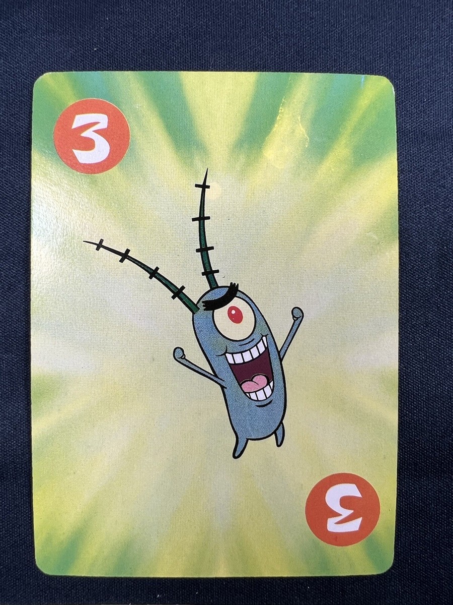 SpongeBob Squarepants - Plankton #3 (Crazy Eights Playing Card