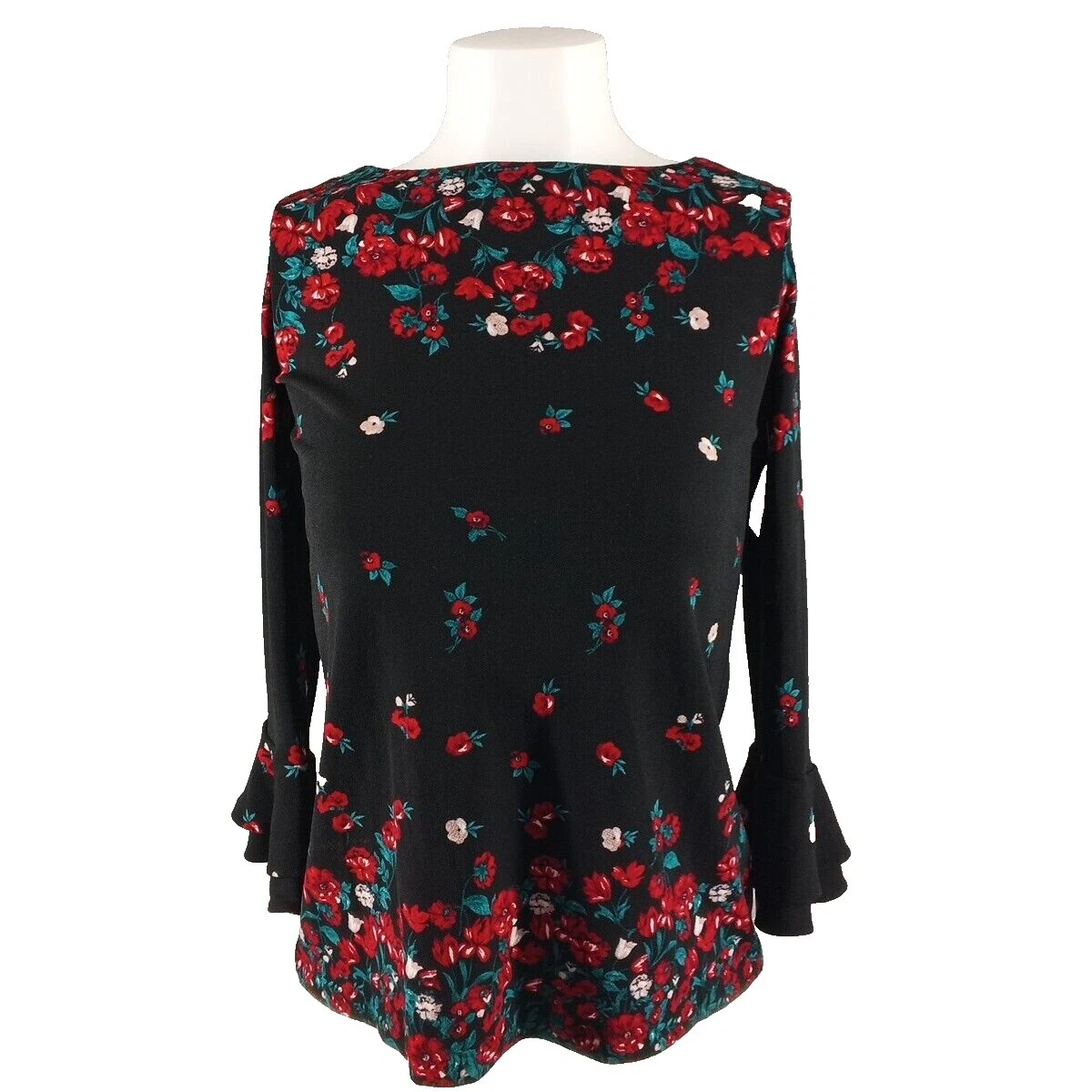 Tops floral Charter Club Poliéster para Mujeres