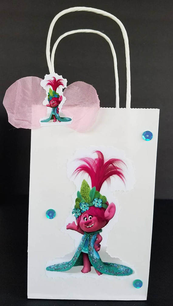 Trolls Birthday Party Favors Princess Poppy Trolls 