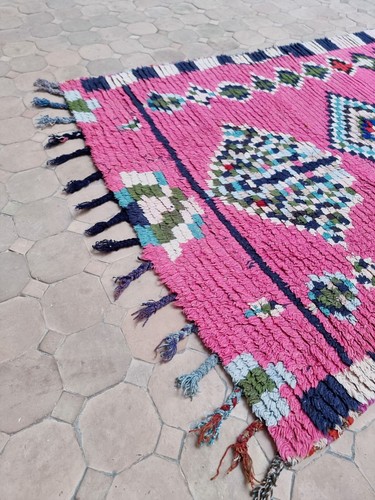 8'8" x 2'11" - 265 x 90 Cm Moroccan Azilal rug, Authentic RUG Berber Handmade - Picture 4 of 7