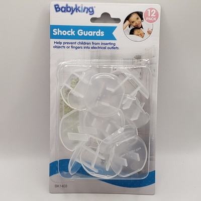 Baby King Safety Electrical Outlet Shock Guard Inserts Plug In Outlets 12 Pack