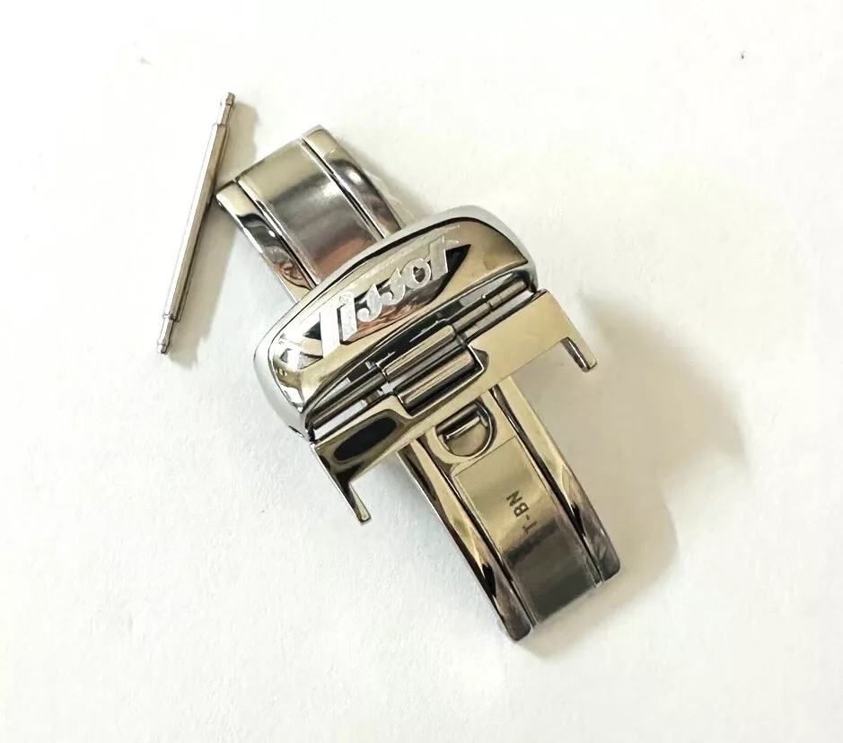 Original Tissot 18mm Watch Clasp Fits 18mm Leather Band Strap at Buckle End